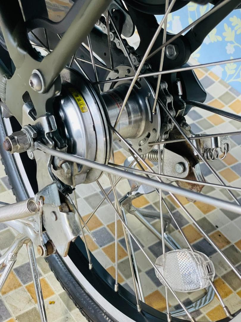 【BRIDGESTONE】電動アシスト自転車 チャイルドシート付き1856