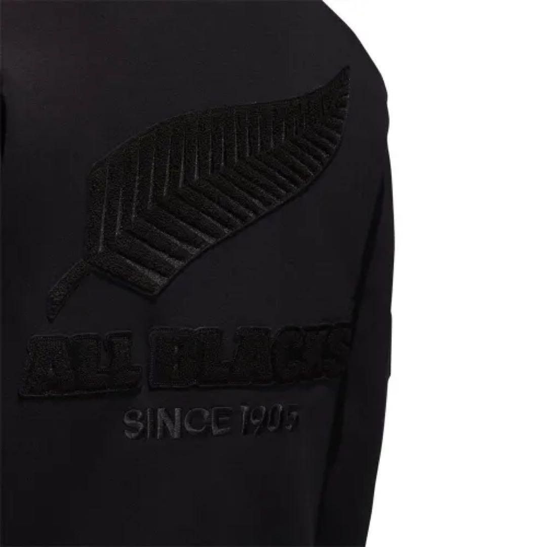 極美品　adidas オールブラックス フルジップ パーカー 2XL ブラック
