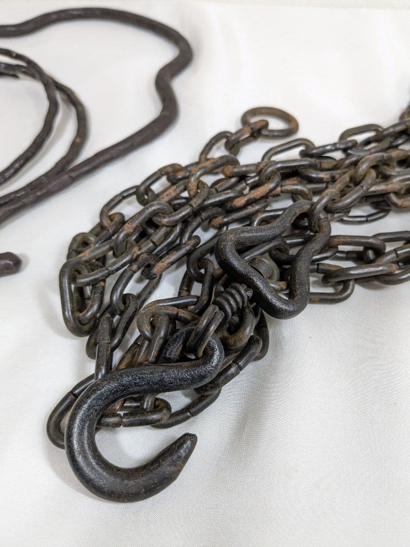 茶道具 釣釜道具 釣手釜鎖