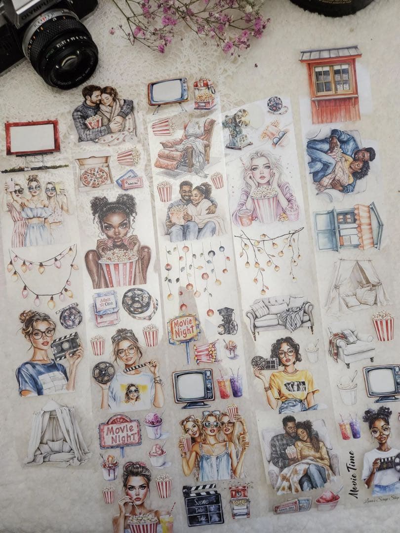 Lana's Scrap Shop 海外マスキングテープ　マステ 【2393】