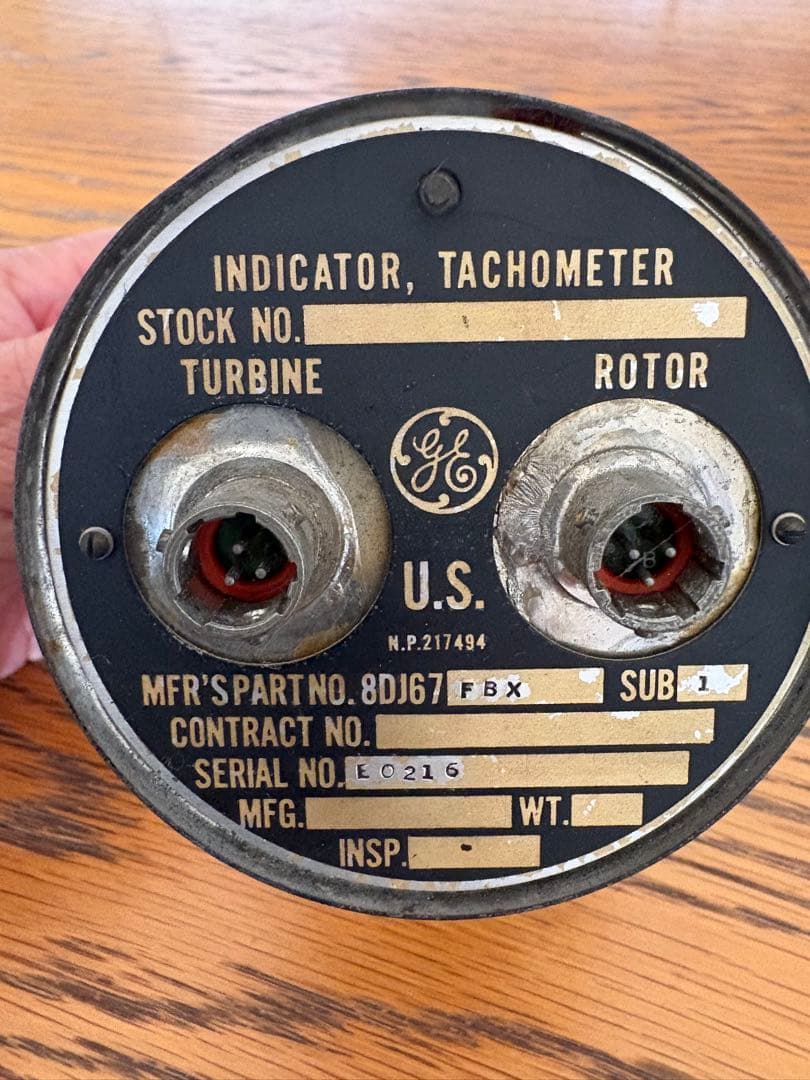 GE タコメーター ローター RPM インジケーター