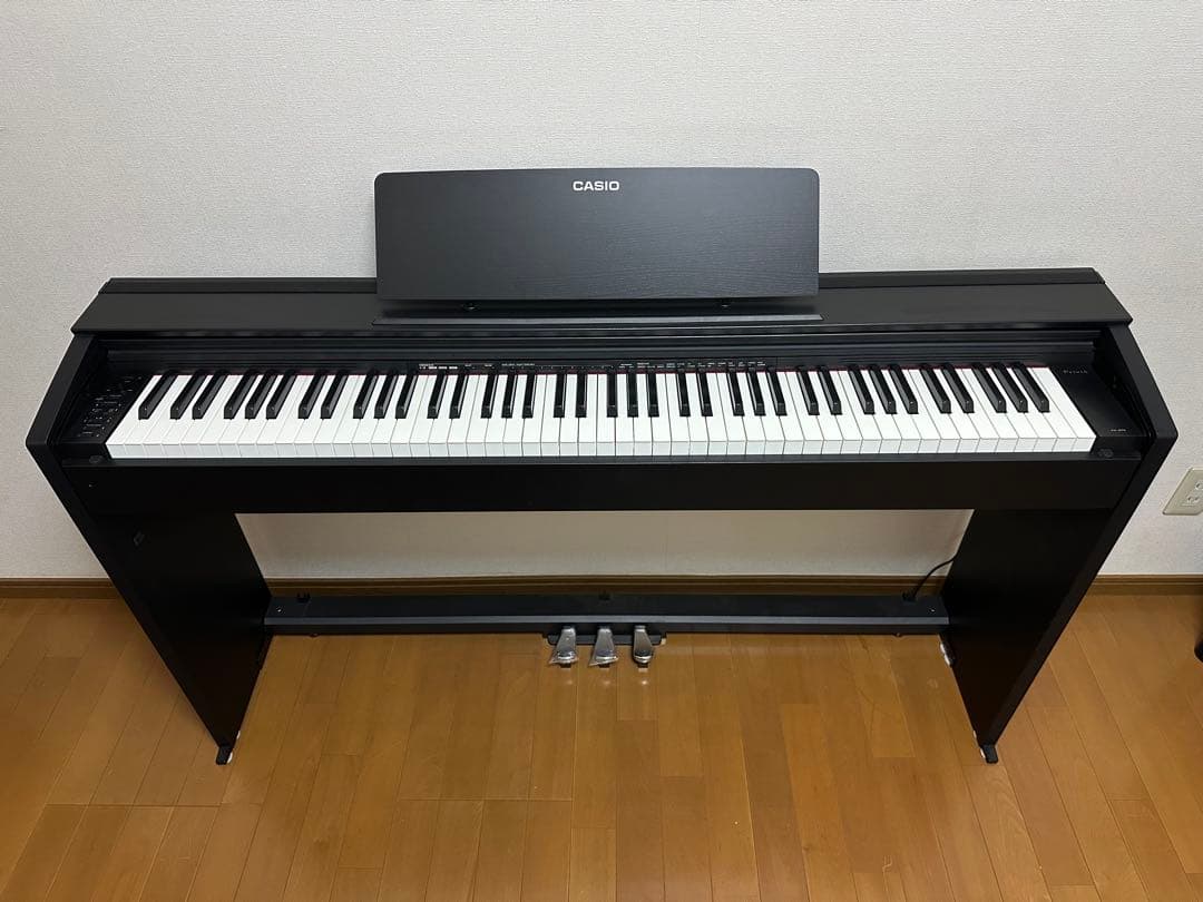 【美品】電子ピアノ CASIO PX-870BK ブラックウッド調 [88鍵盤]