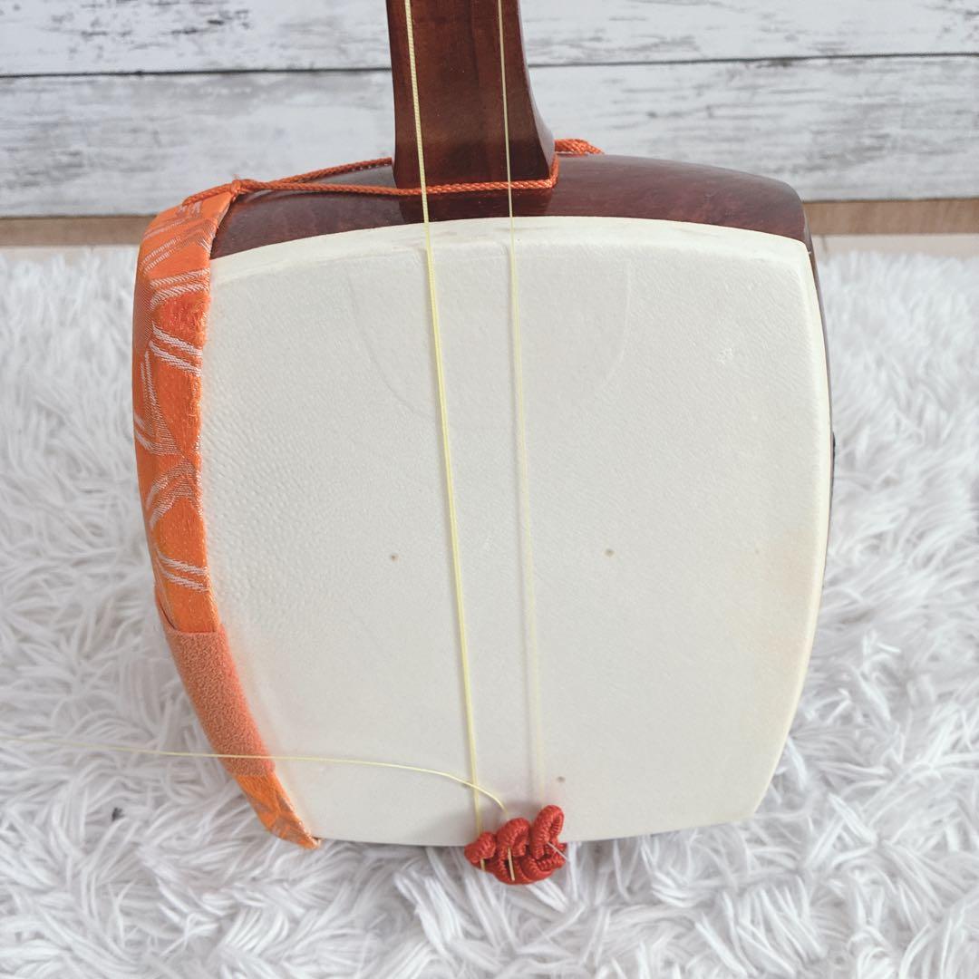 中棹三味線 ケース付き 昭和レトロ