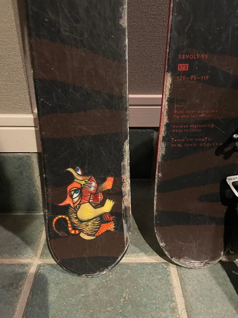 フォルクル　スキー　フリースキー　サロモン　スキーブーツ