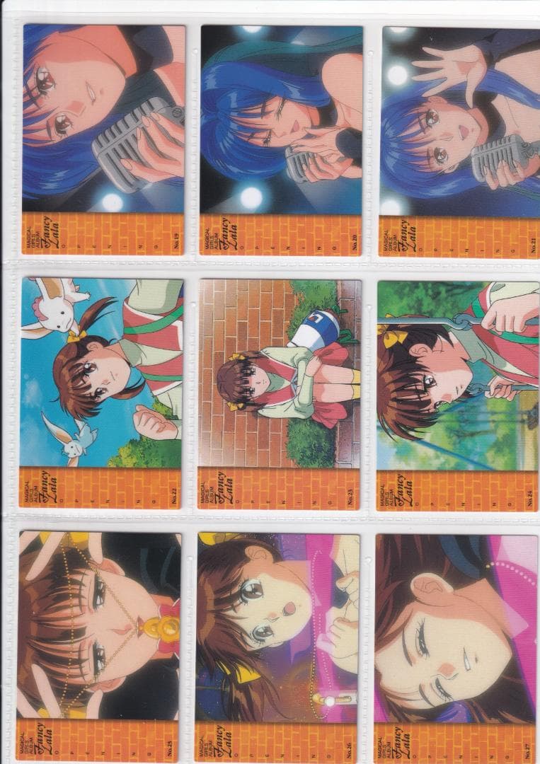 マジカルガールズアルバム　トレーディングカード　フルコンプ