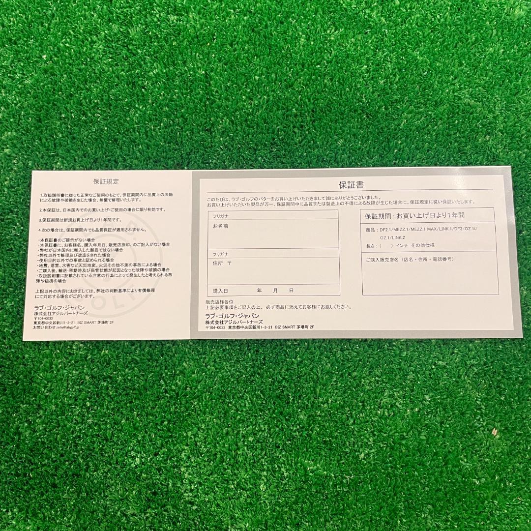 L.A.B. GOLF ラブ・ゴルフ MEZZ.1 メッツ.1 パター34インチ