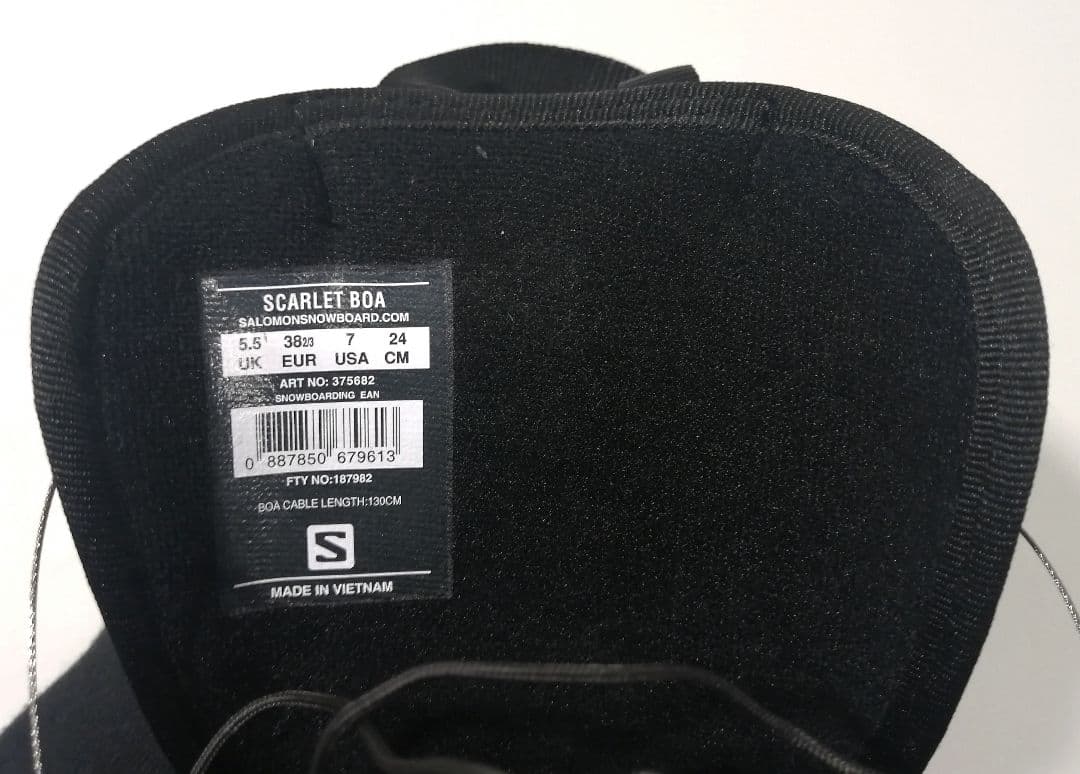 スノーボードブランドブーツ レディース SALOMON/SCARLET 24cm