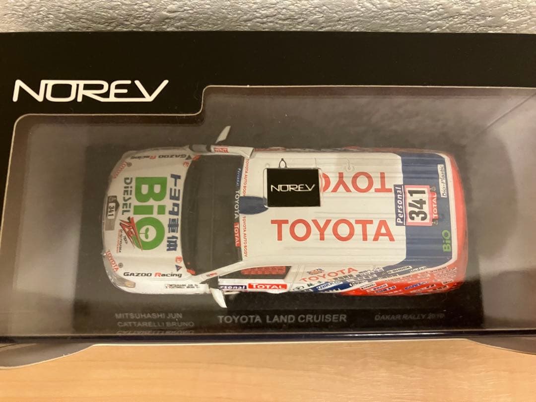 1/43 ノレブ トヨタ車体 TLC ランドクルーザー ダカールラリー 2010
