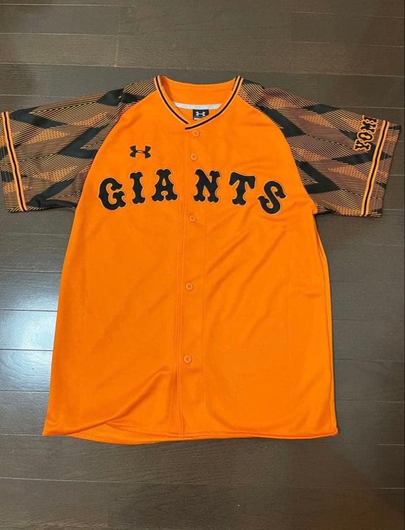 ジャイアンツ岡本和真選手アンダーアーマー製2020橙魂ユニフォームＬＧ★巨人