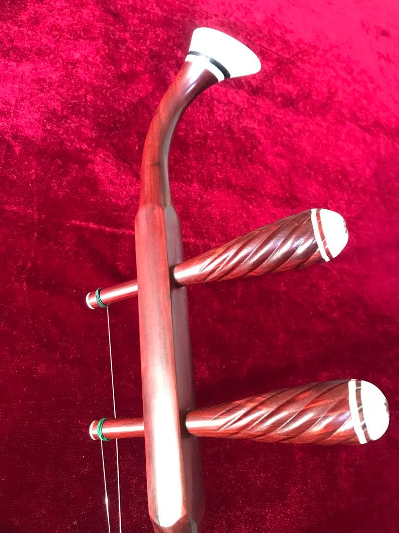 特価・二胡★最上級紫檀★錦蛇皮★古月琴坊・万其興製作★十年保証★100％評価