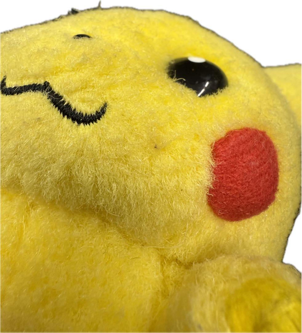 ①【貴重】初期 TOMY ポケモン ピカチュウ　ぬいぐるみ