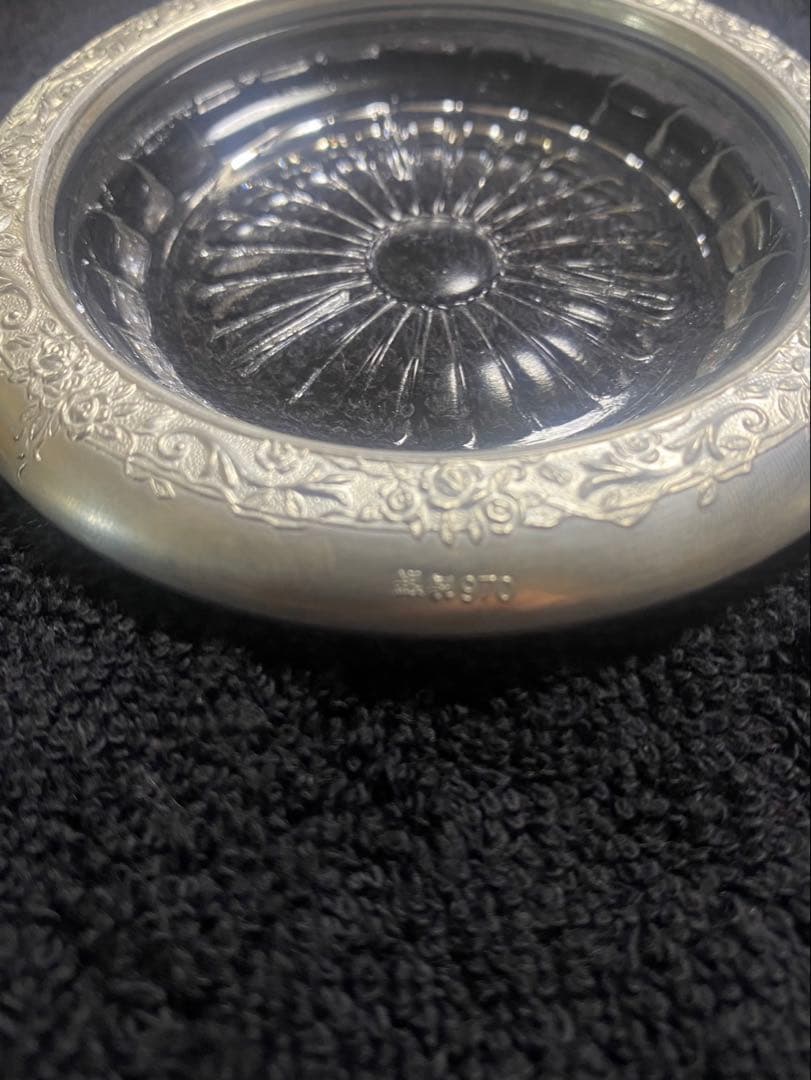 純銀製【新品未使用】純銀製コースター5個組セット