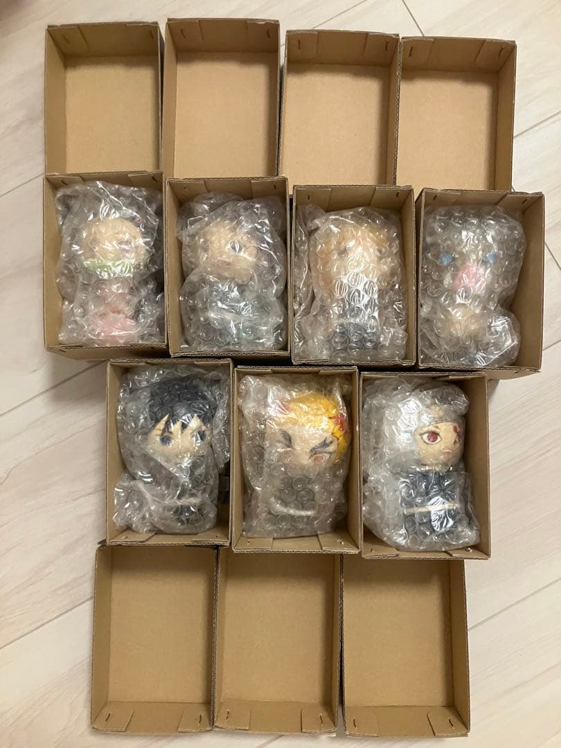 卯三郎　鬼滅の刃　こけし人形 7箱セット 新品未使用品