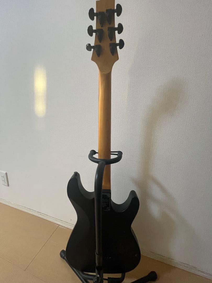 Schecter エレキギター ブラック レフティ用