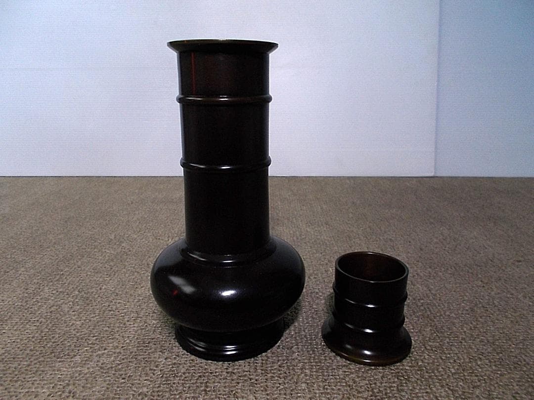 未使用含む 高岡銅器 唐銅皆具 鋳師:金森左兵衛 台子皆具 共箱 送料込み