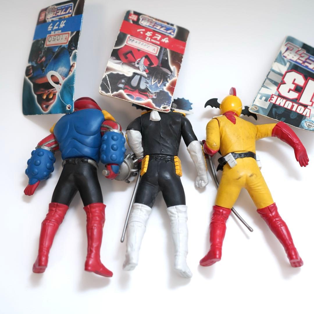 ソフビ魂 アクマイザー３ ザビタン イビル ガブラ　3体セット　タグ付き