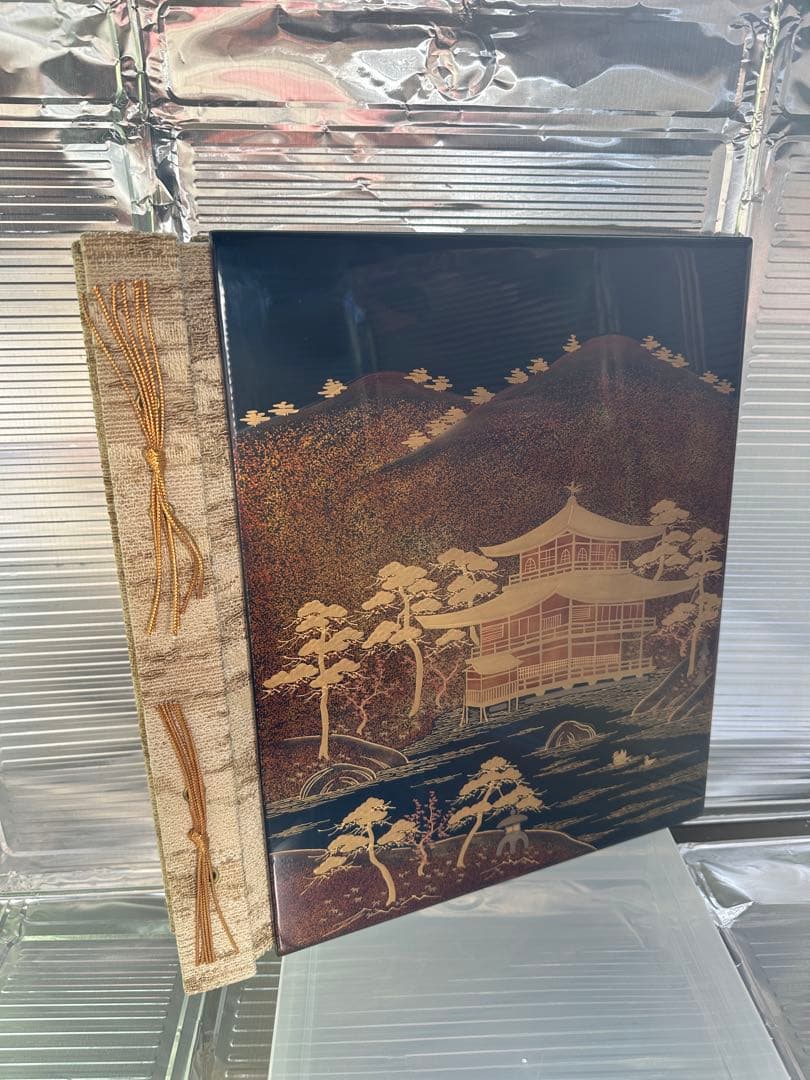 平安象彦京漆器【未使用】蒔絵 写真帳〈特典有〉JAPAN 京都 工芸品