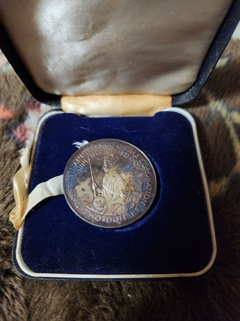 クック諸島 1973年 2ドル記念硬貨　銀貨