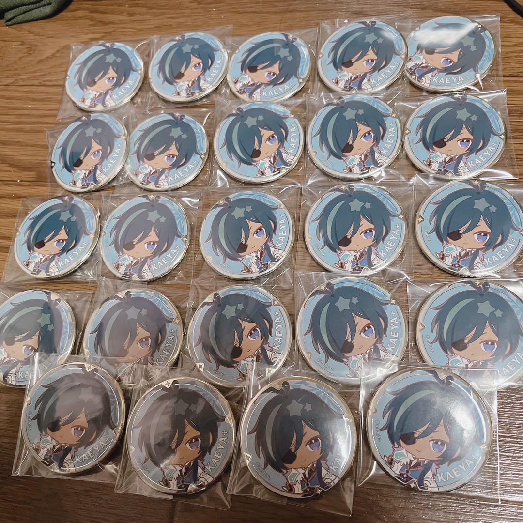 原神　スイパラコラボ　ガイア　缶バッジ24個セット