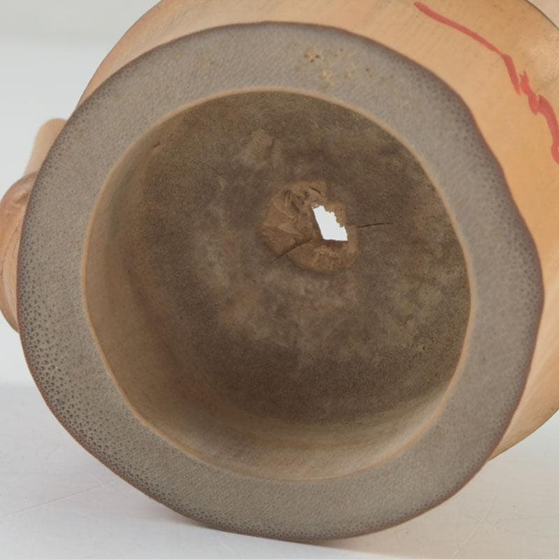 茶道具　竹蓋置　在銘　共布共箱　V　9873