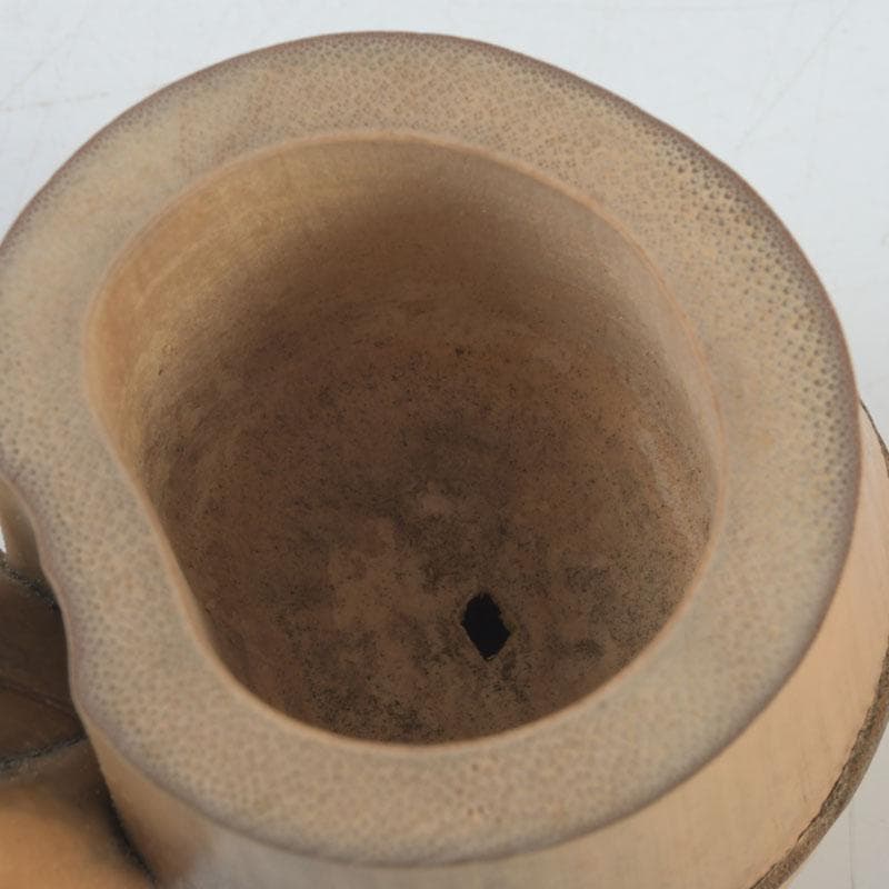 茶道具　竹蓋置　在銘　共布共箱　V　9873