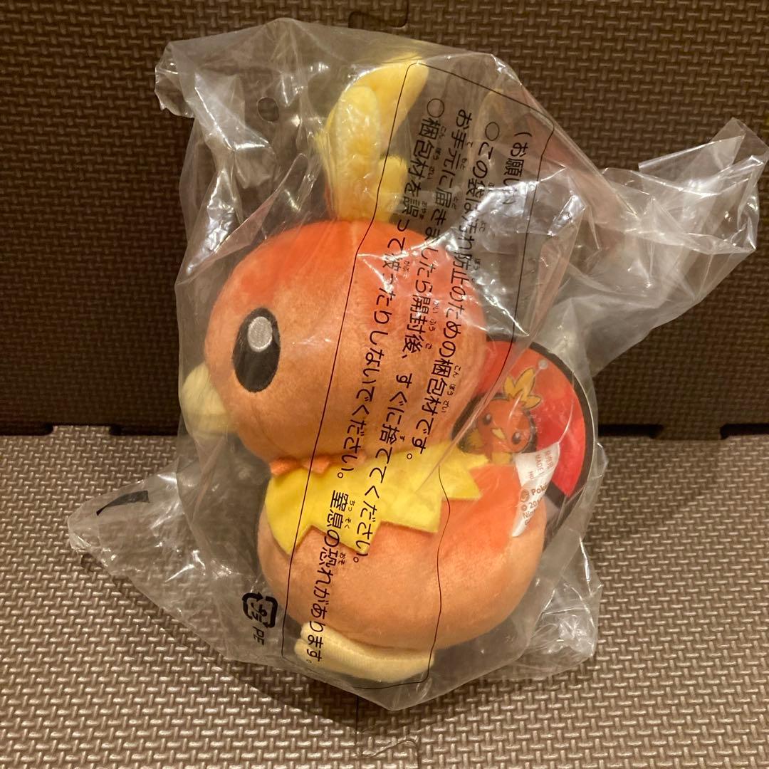 【新品未開封】 アチャモ　ぬいぐるみ　2014 タグ付き　ポケモンセンター限定