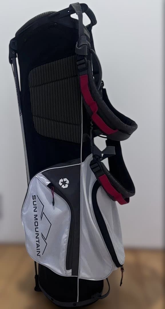 SUN MOUNTAIN 軽量ゴルフバック ECO-LITE グレー✖️ホワイト