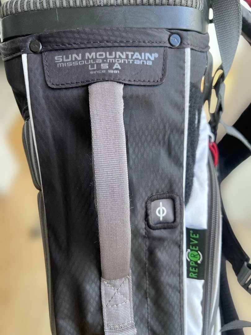 SUN MOUNTAIN 軽量ゴルフバック ECO-LITE グレー✖️ホワイト