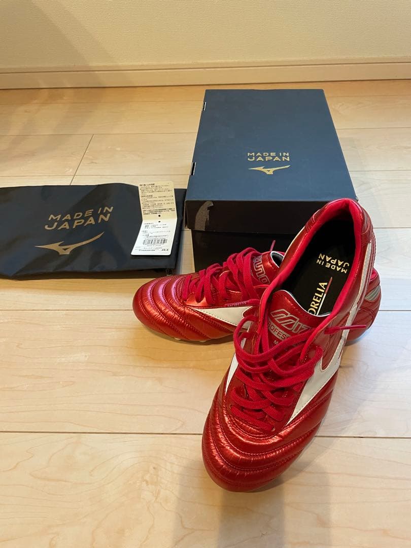 新品　モレリア2 ジャパン　パッションレッド　25.5 限定カラー