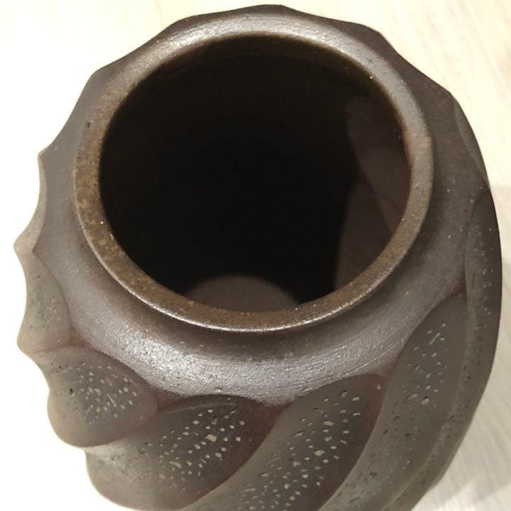 究極の美◼️蔵から超凄そうな超迫力のある特大な壺が出てきました。壷、古美術、花道具