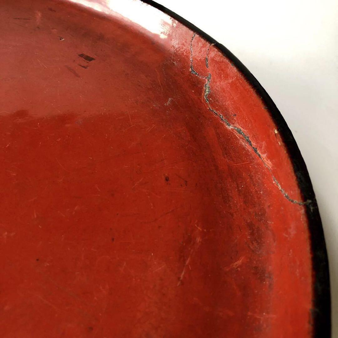 『根来 高足盆』17世紀ごろ　江戸初期　膳