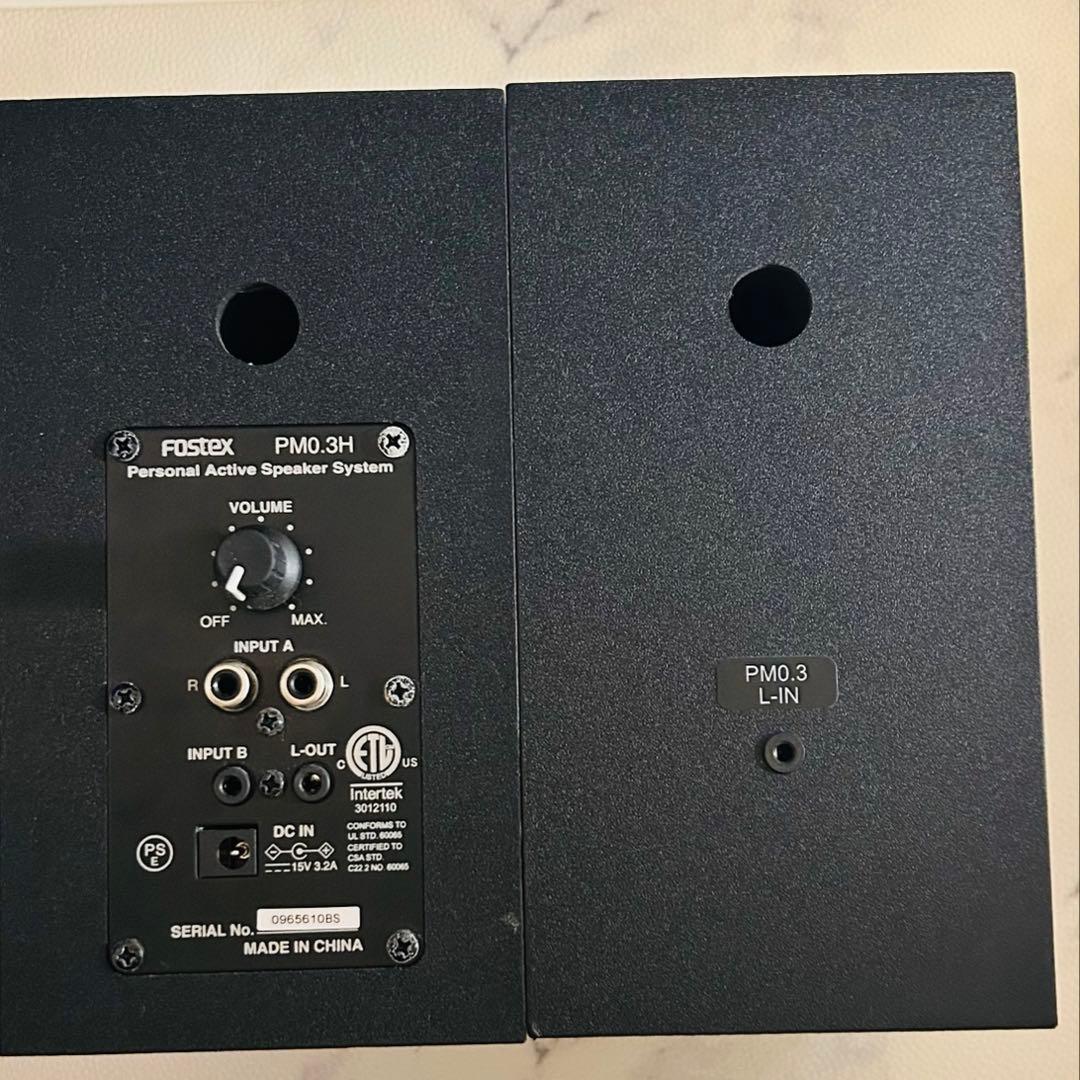Fostex スタジオモニタースピーカー ブラック