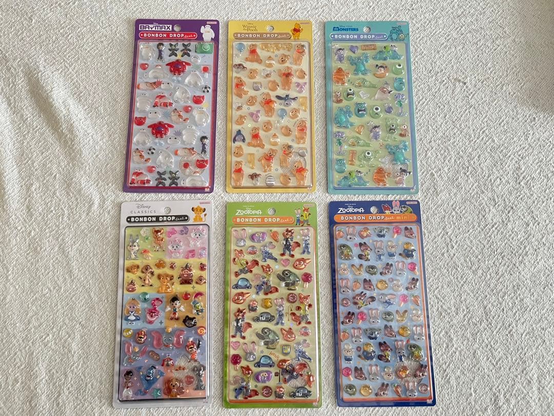 ボンボンドロップシール　ディズニー　正規品