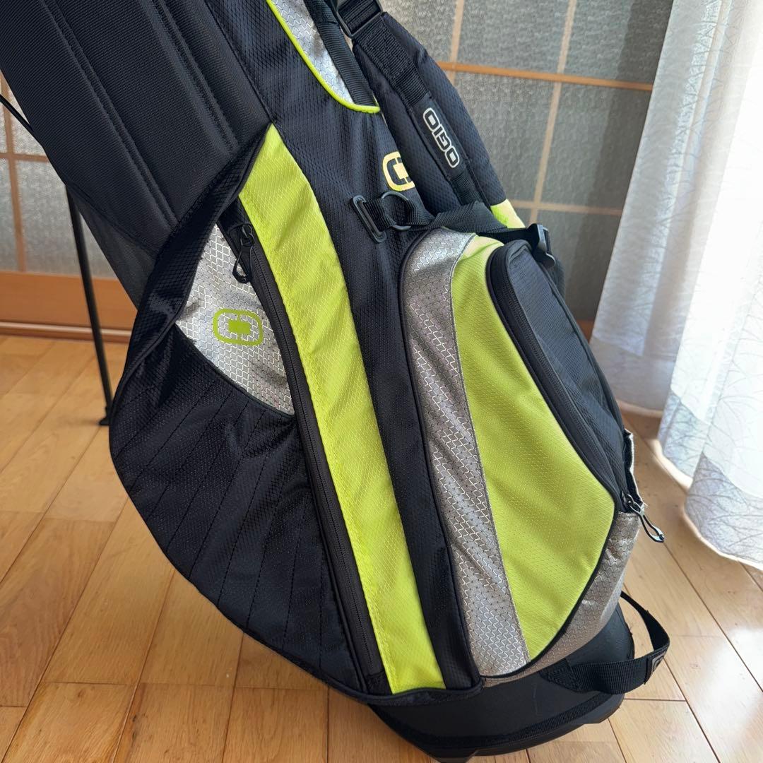 【美品！】OGIO キャディバッグ 8分割 ブラック・ライム