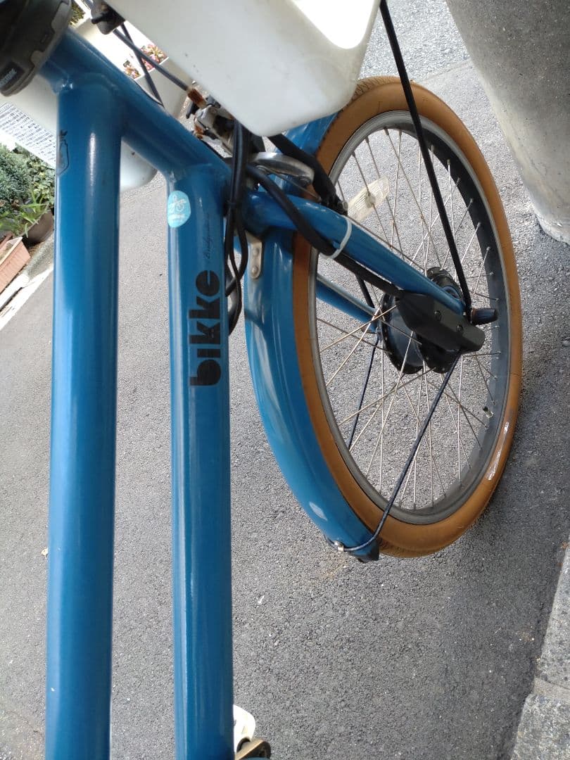 配送可★直接引渡可★カスタム【現行型ビッケグリ】電動アシスト自転車★３人乗子供乗