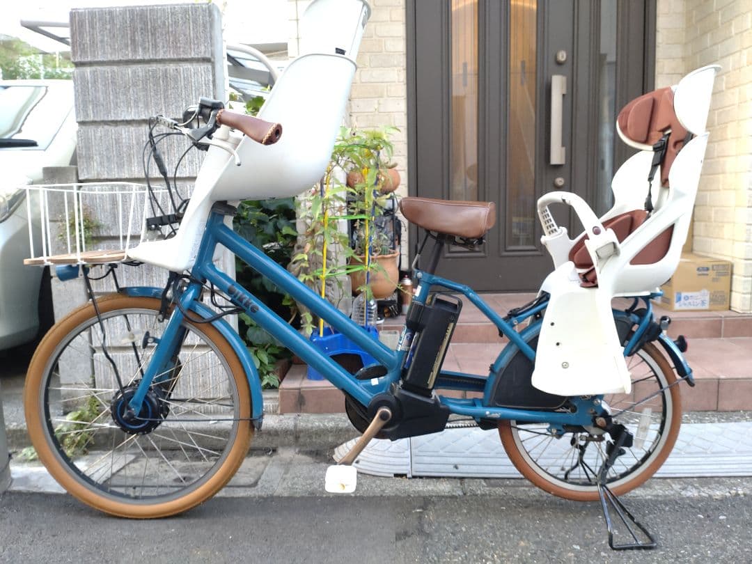 配送可★直接引渡可★カスタム【現行型ビッケグリ】電動アシスト自転車★３人乗子供乗