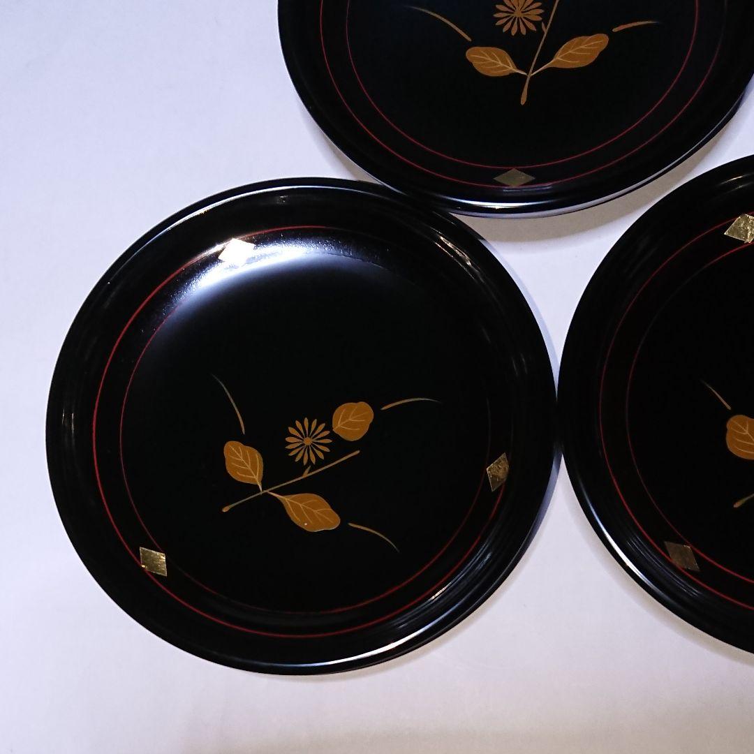 秀衡塗銘々皿５枚セット