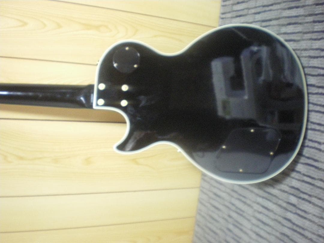 BUSKER'S ブラックレスポールエレキギター