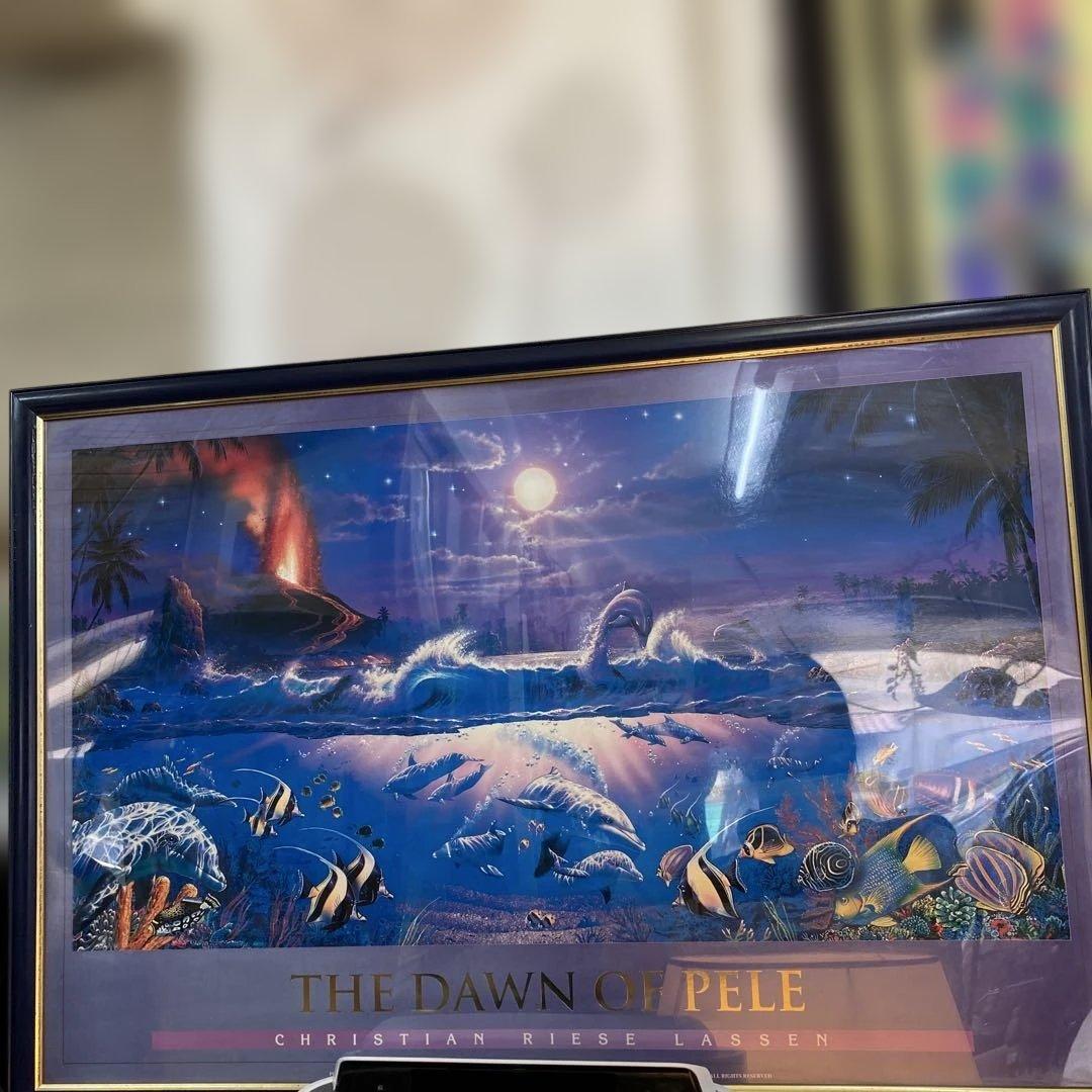 絵画 THE DAWN OF PELE CHRISTIAN RIESE LASSEN