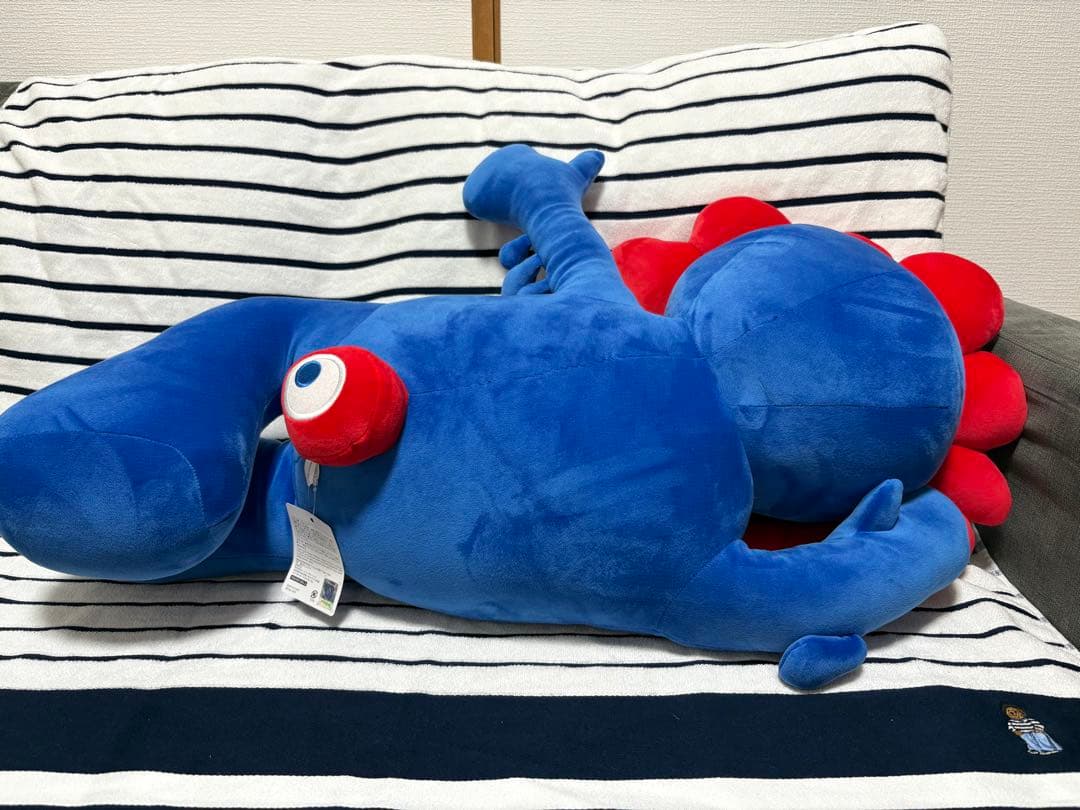 EXPO2025 万博　ミャクミャク　寝そべりぬいぐるみ　80センチ