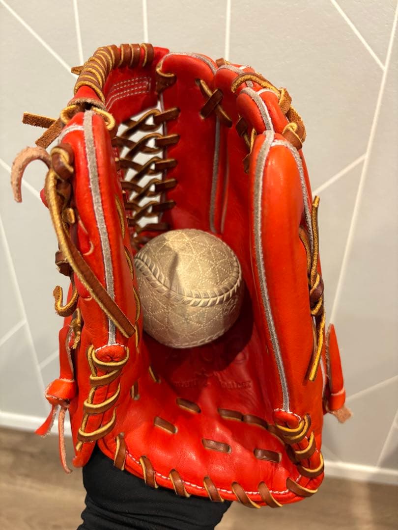 バンビーノ様　アトムズ　硬式野球グローブ 内野用　日本製