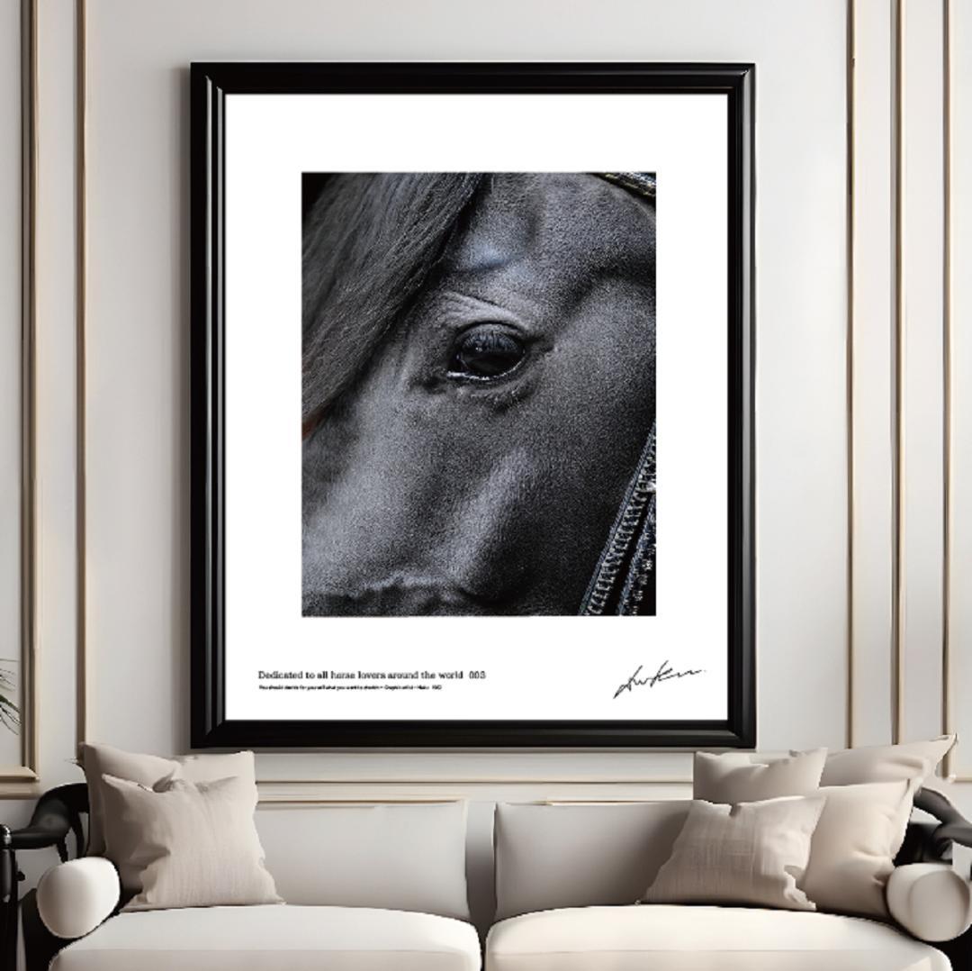 馬・No.003／アートポスター　400×500