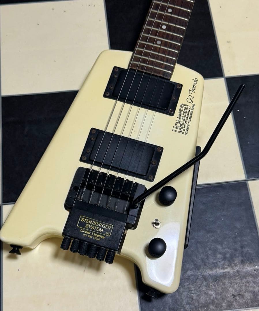 hohner g2 t ヘッドレスギター　ホワイト