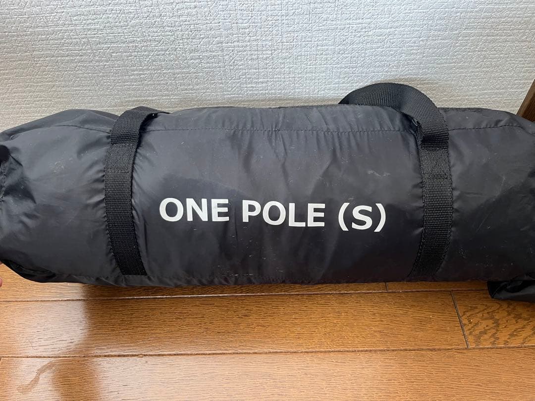 DOD ワンポールテント　ディーオーディー　黒　キャンプ　焚き火