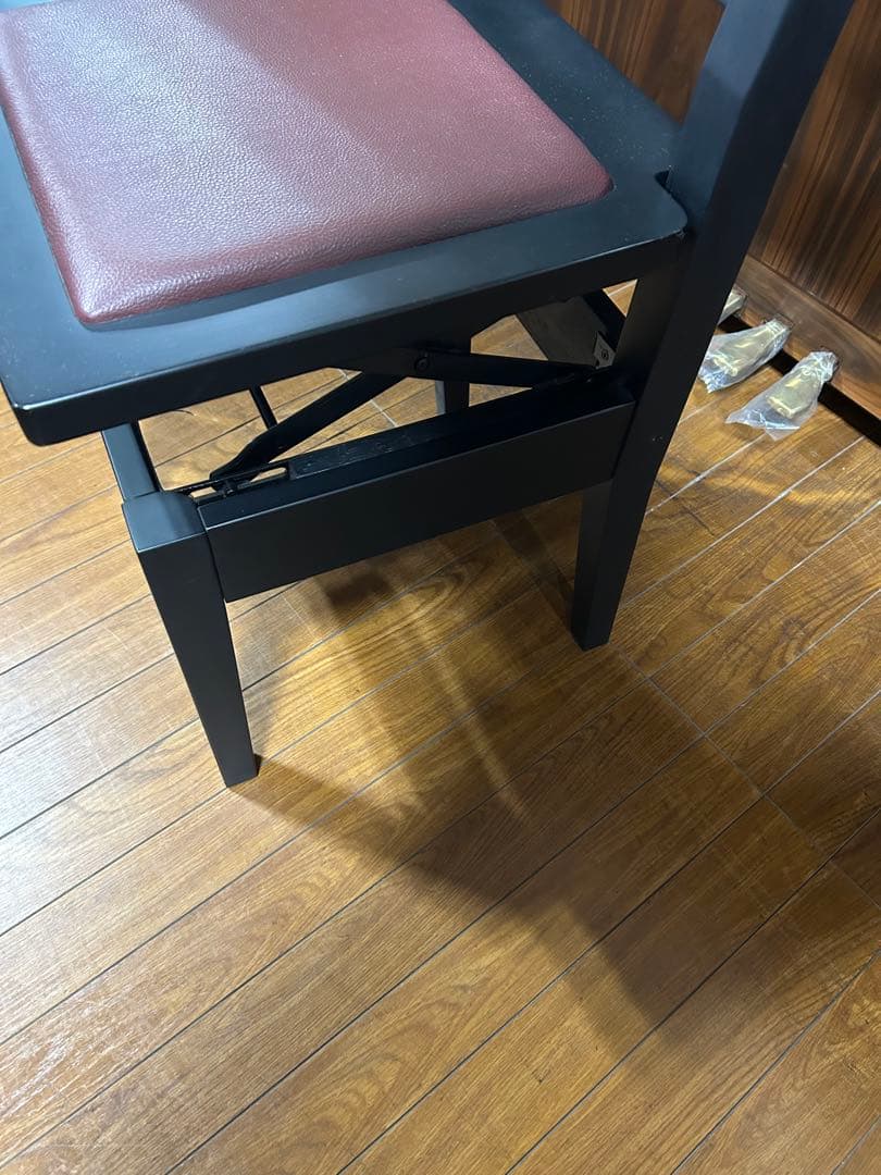 No.5A トムソン椅子 半艶塗装 ヤマハ ピアノ椅子　フェルト付き