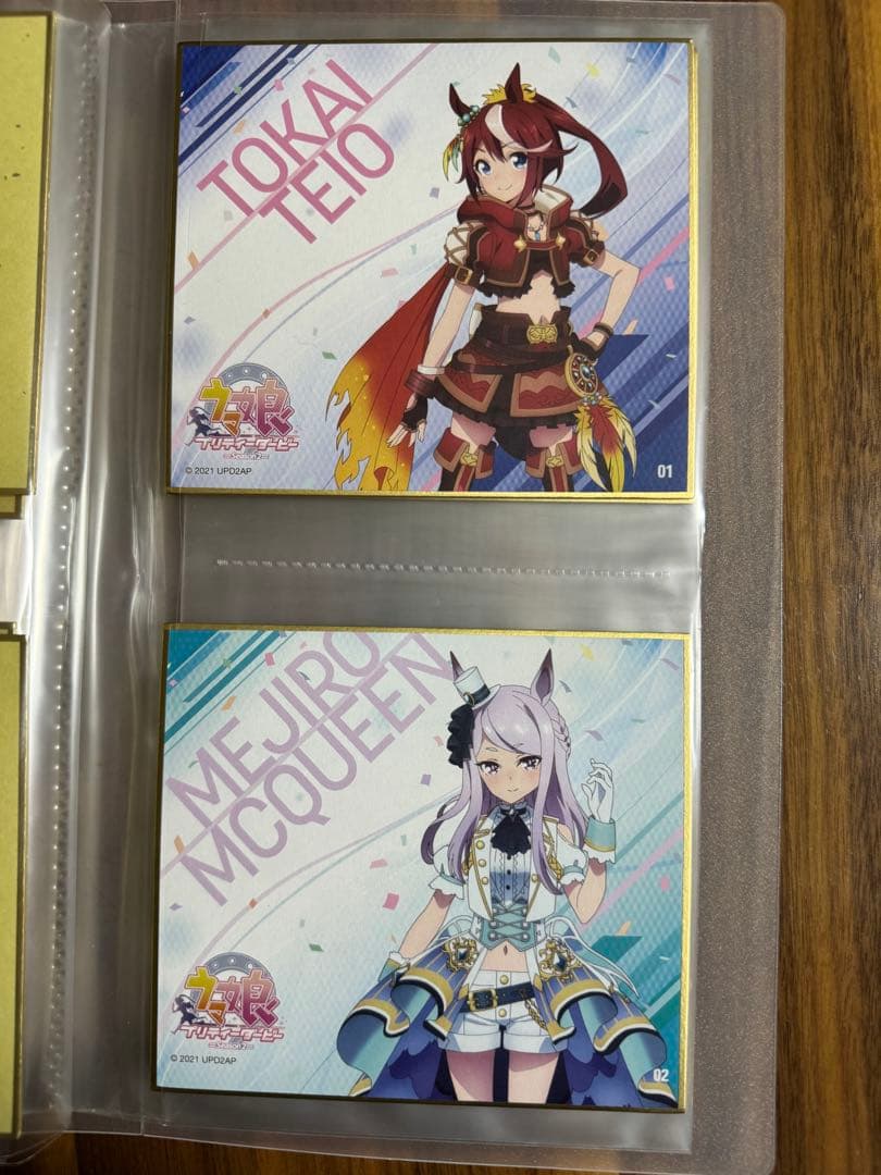 競馬 ウマ娘 GⅠ•Ⅱ•Ⅲ トレーディングminiミニ色紙 全21枚 バラ売り可