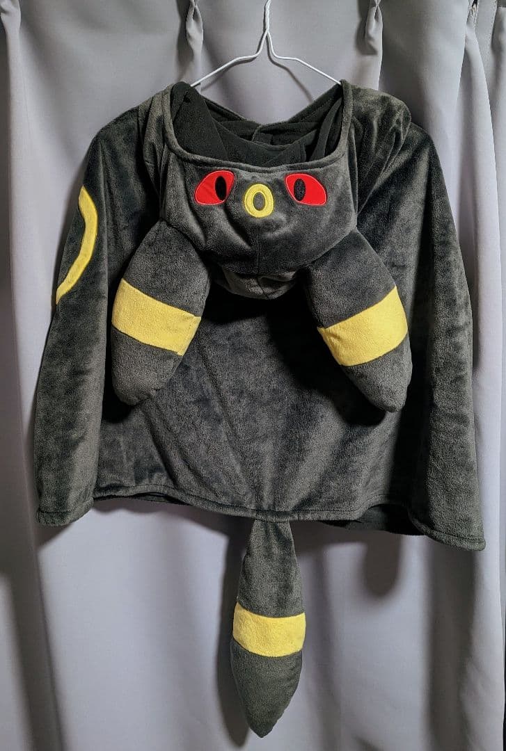 ポケモンセンター限定★ ブラッキー フード付きポンチョ 着ぐるみ