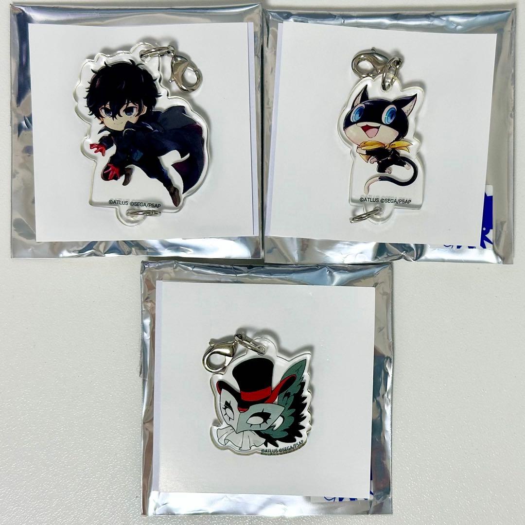 ペルソナ5 ジョーカー モルガナ アクリルチャーム ナンジャタウン まとめ売り