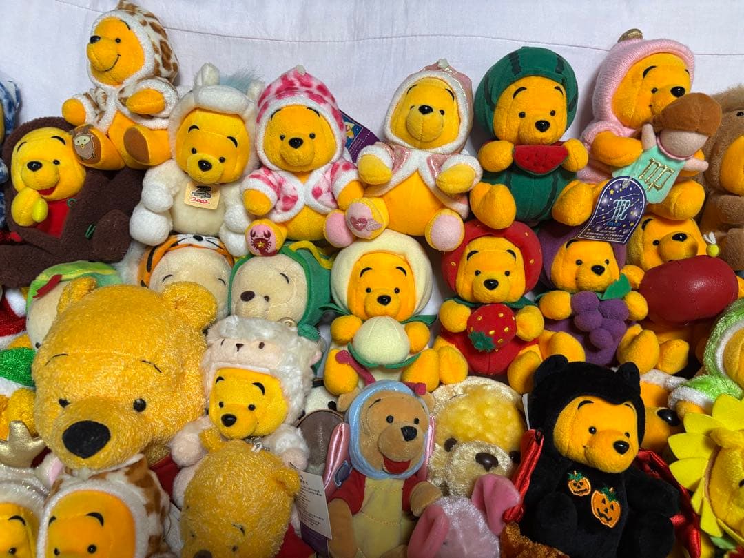 ディズニー　くまのプーさんと仲間達のぬいぐるみ　68体まとめ売り
