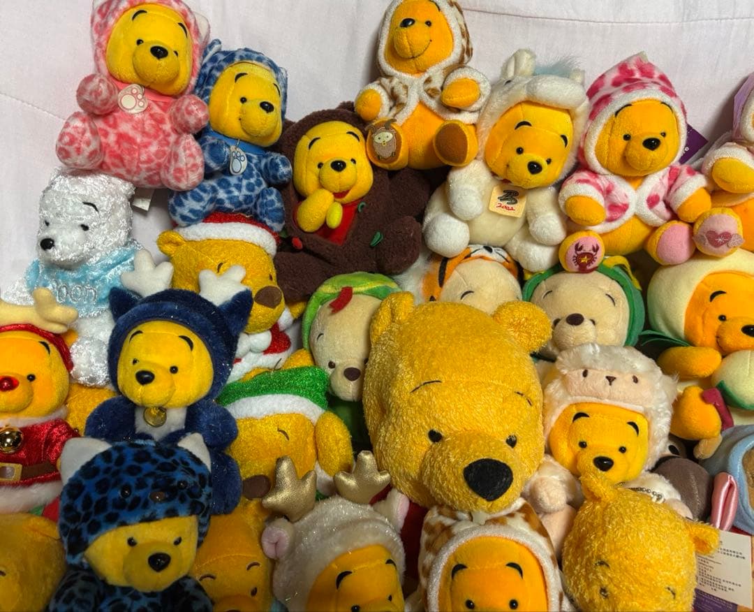 ディズニー　くまのプーさんと仲間達のぬいぐるみ　68体まとめ売り